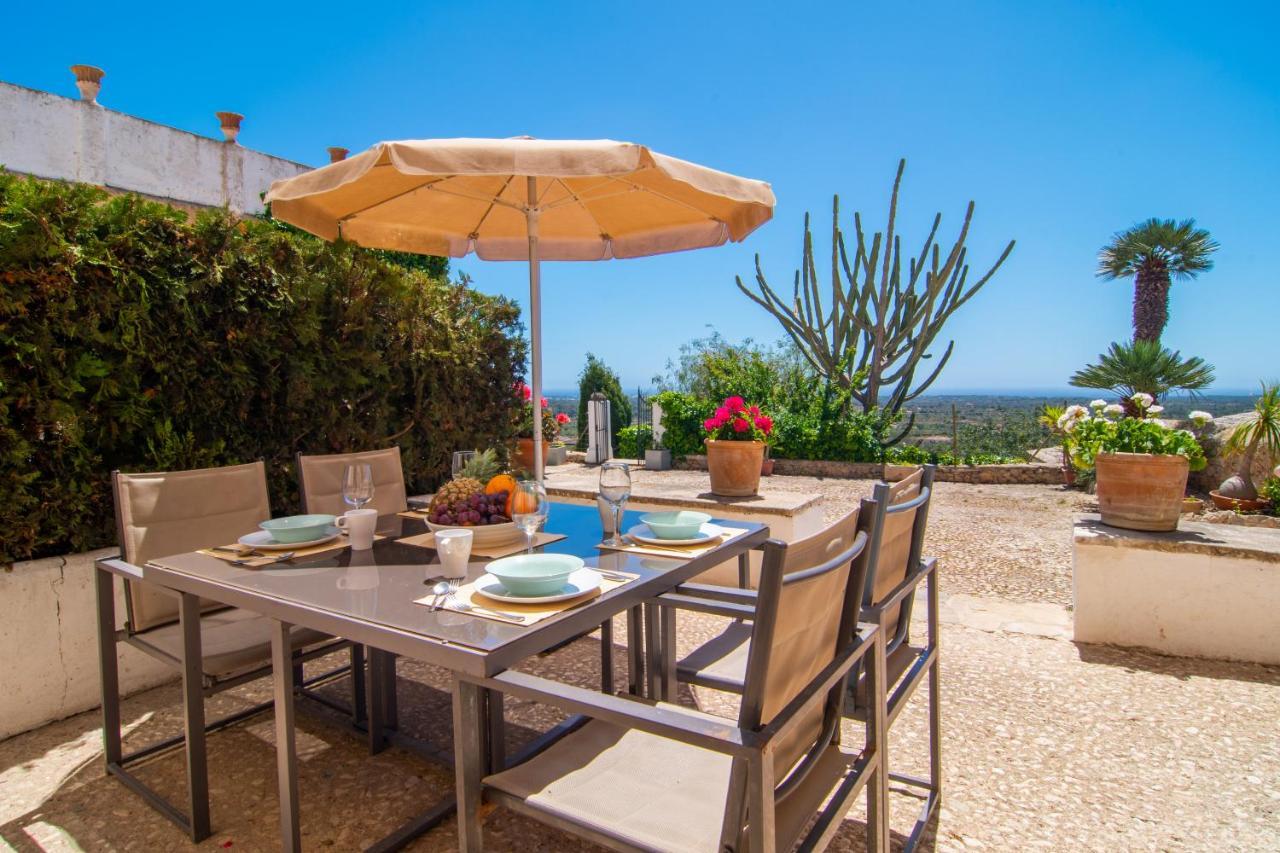 Finca Agroturismo Es Pujol Santanyi Bagian luar foto