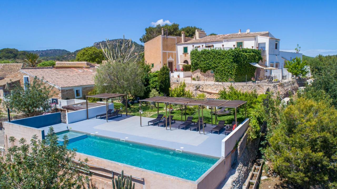 Finca Agroturismo Es Pujol Santanyi Bagian luar foto