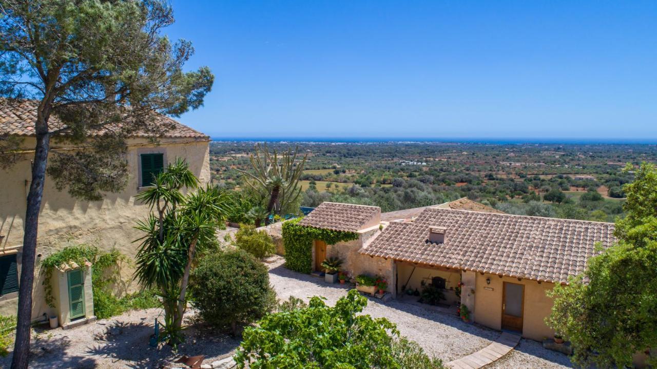 Finca Agroturismo Es Pujol Santanyi Bagian luar foto