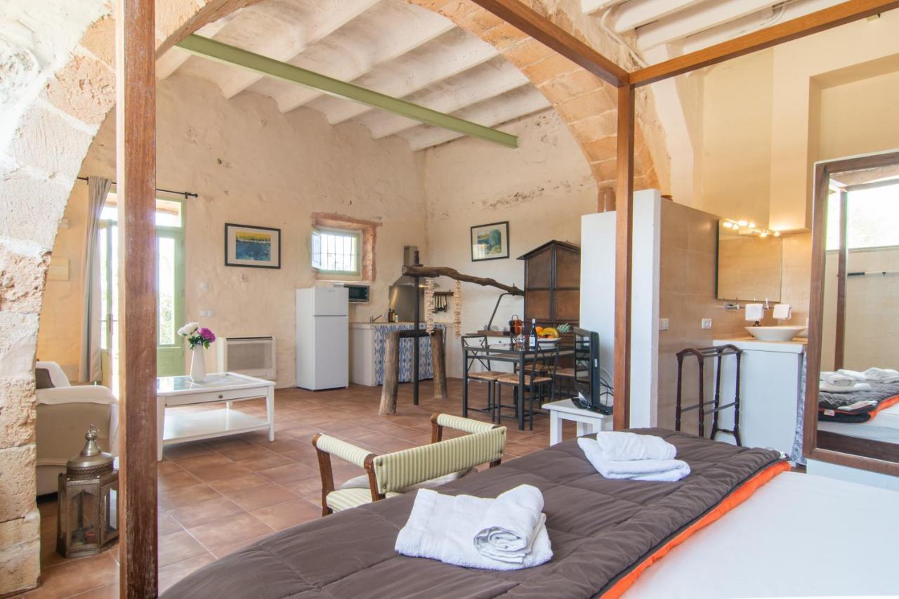 Finca Agroturismo Es Pujol Santanyi Bagian luar foto