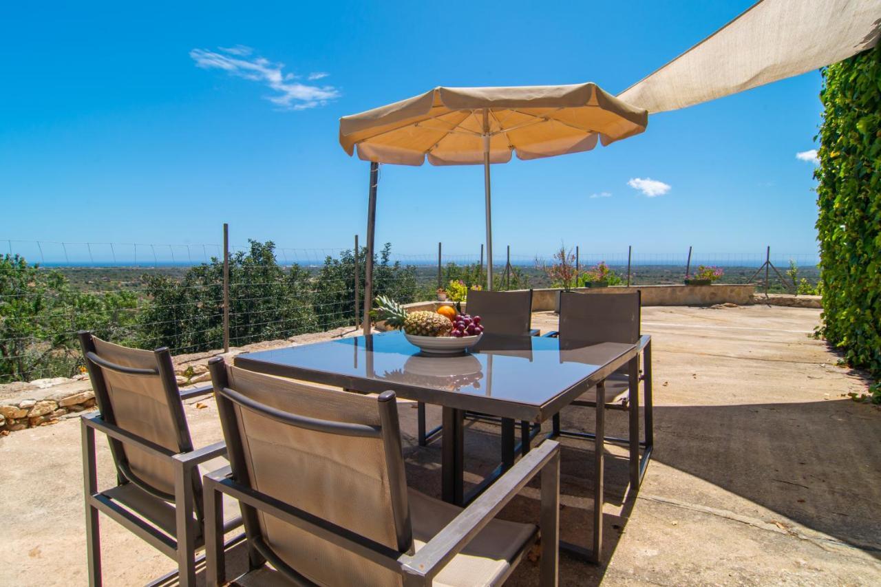 Finca Agroturismo Es Pujol Santanyi Bagian luar foto