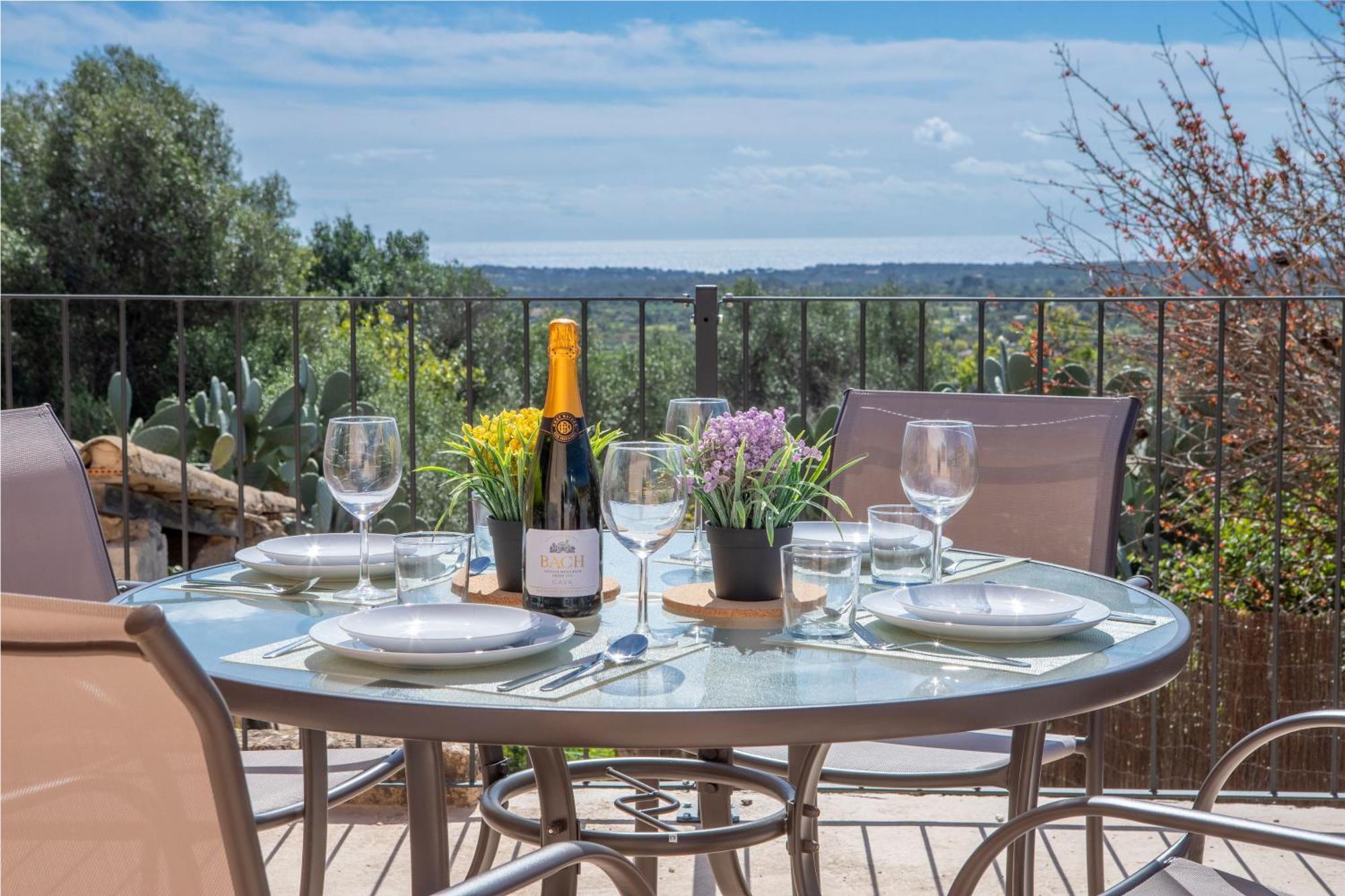 Finca Agroturismo Es Pujol Santanyi Bagian luar foto