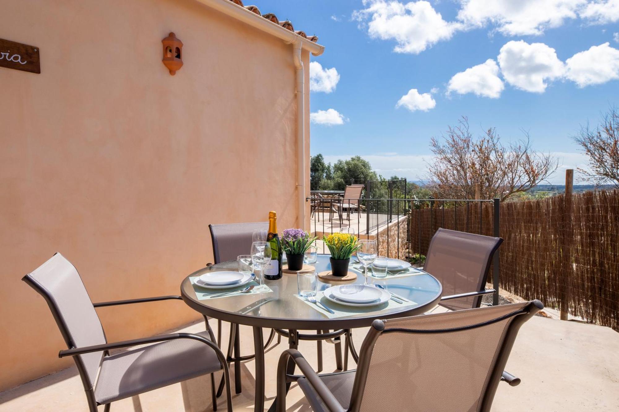 Finca Agroturismo Es Pujol Santanyi Bagian luar foto