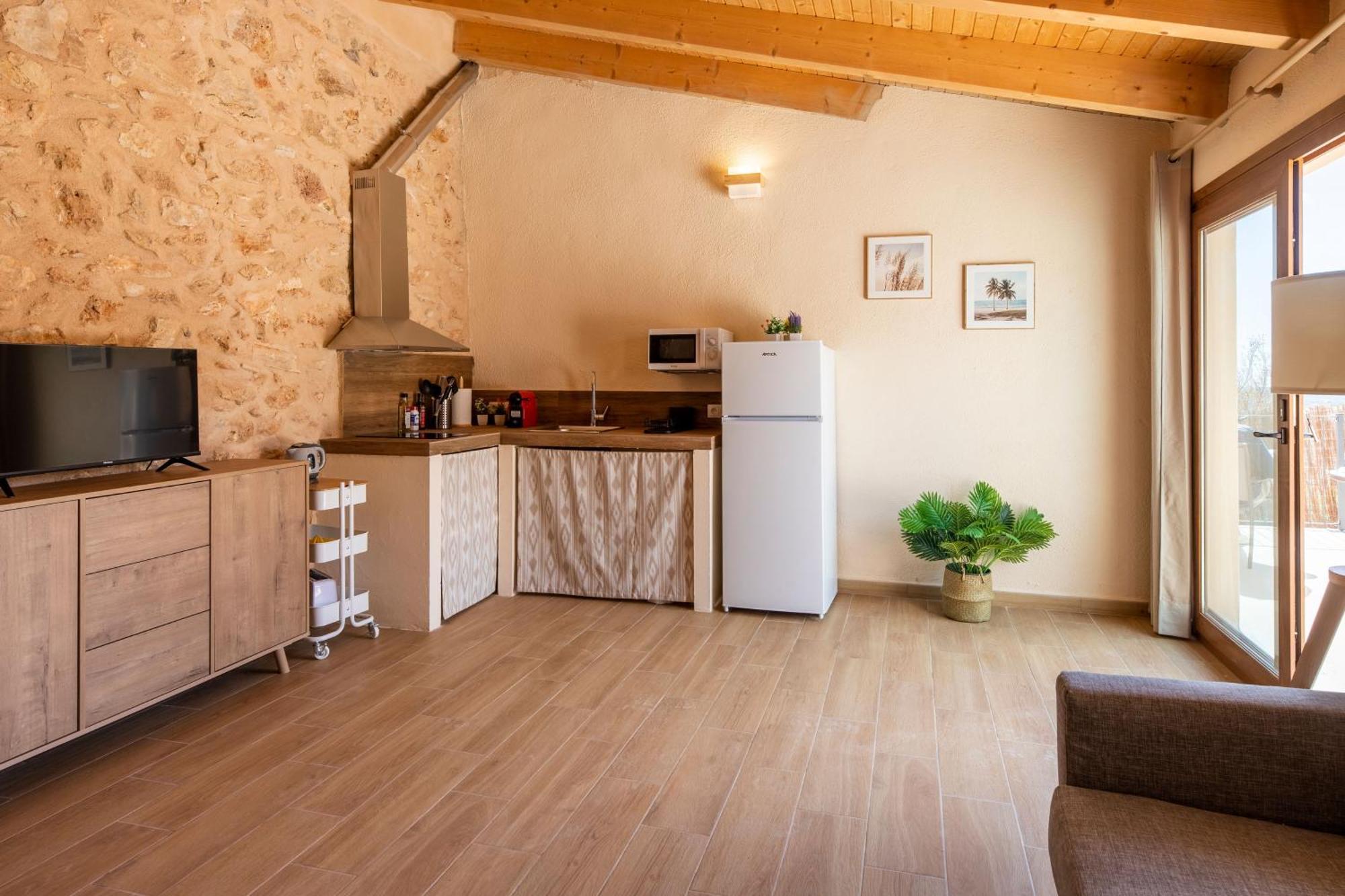 Finca Agroturismo Es Pujol Santanyi Bagian luar foto