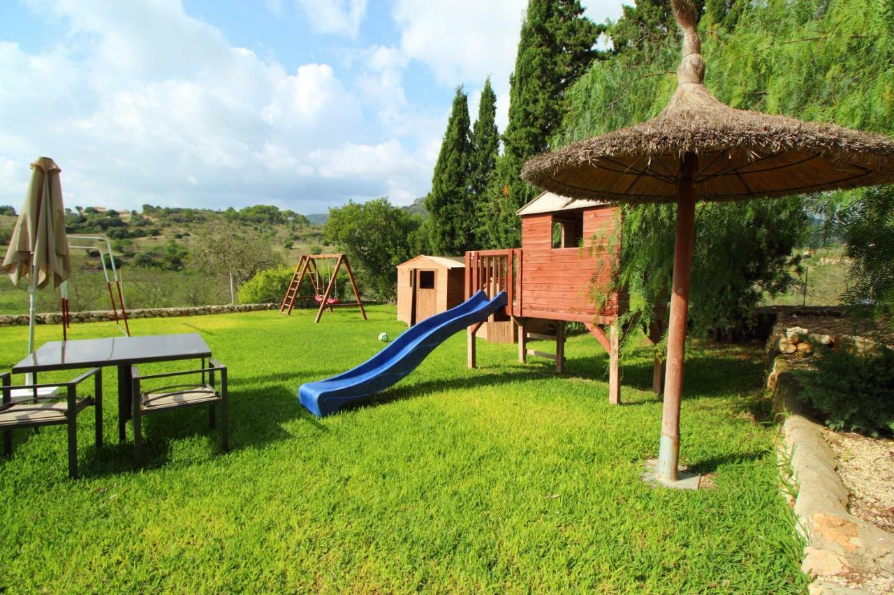 Finca Agroturismo Es Pujol Santanyi Bagian luar foto