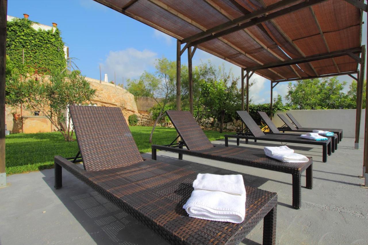 Finca Agroturismo Es Pujol Santanyi Bagian luar foto