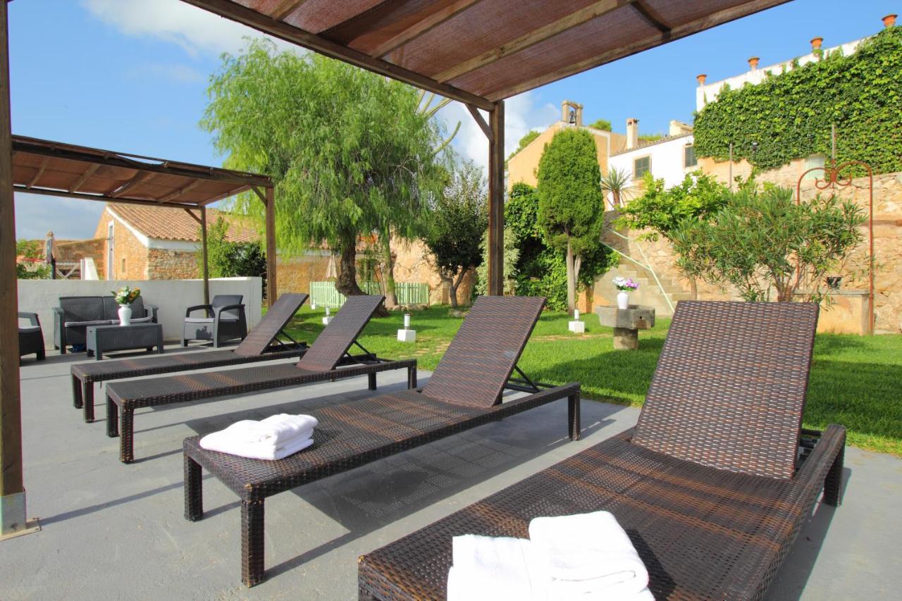 Finca Agroturismo Es Pujol Santanyi Bagian luar foto